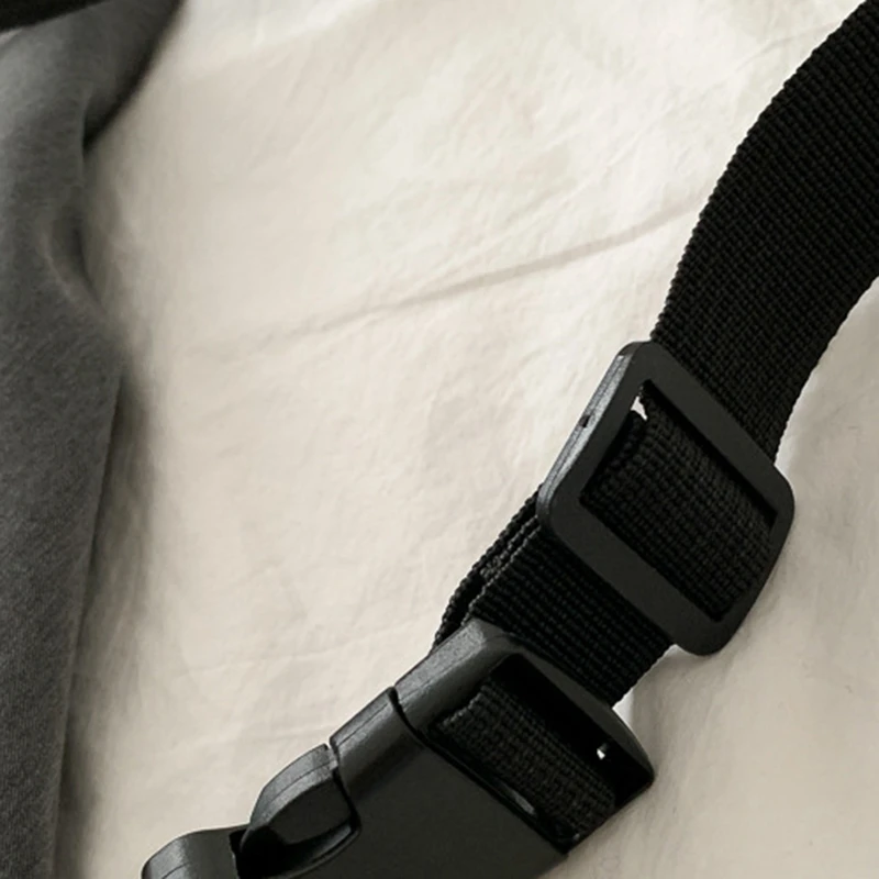 

Fashion PU Leather Men Shoulder Bag Outdoor Sports Messenger Bag Waterproof Leisure Chest Bag Belt Waist Bag