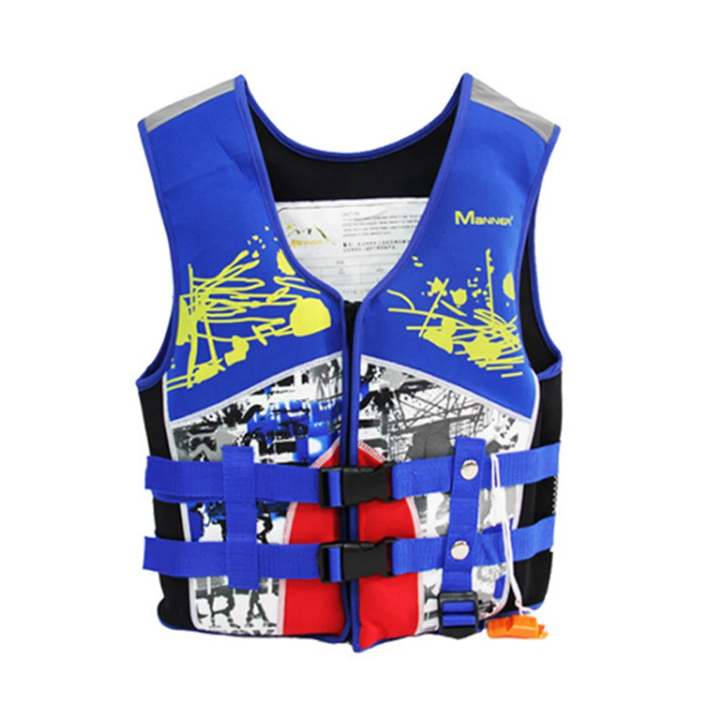 

Child Life Vest Aid Jacket Whistle Swimming Life Jacket for Drifting Boat Survival Fishing Safety Jacket for 2-12 Year Kids