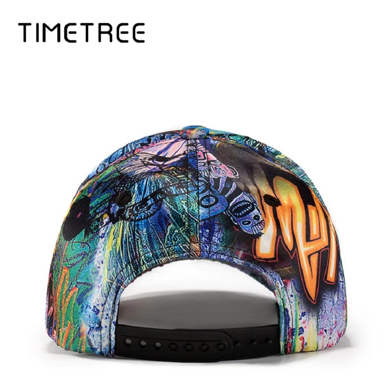 New Fashion Abstract Doodle Men's Baseball Cap Snapback Bones gorras hombre Cotton Casual Hat Casquette Women's baseball |