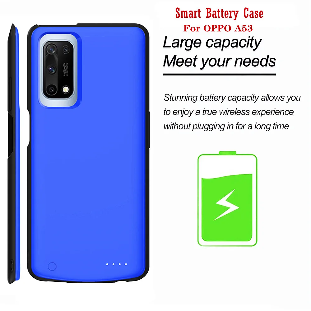 

Внешний аккумулятор 6800 мАч, чехол для зарядки, чехол для OPPO A53, чехол для аккумулятора, чехол для портативного зарядного устройства для OPPO A53