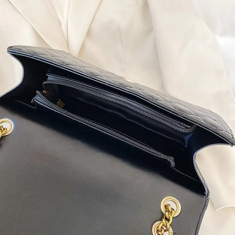 

2021 Women PU Leather Messenger Shoulder Bag High Quality Luxury Designer Green White Crossbody Bags Female Handbags and Purses