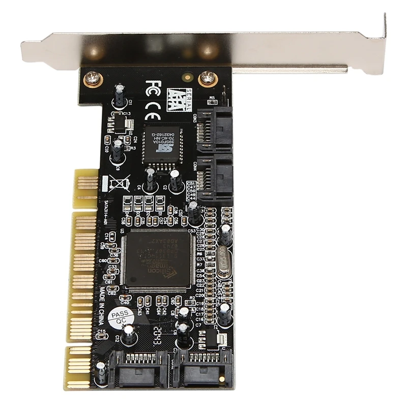 PCI to 4 SATAII Riser Card SIL3114 Array Adapter Support RAID 0.1.0+1.5 Hard Disk Expansion | Компьютеры и офис