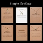 Модное животное, кошачье ухо, крылья ангела, птица, шарм, Золотое колье, ожерелье, Знак зодиака, 12 Созвездие, подвеска, ожерелье, ювелирные изделия