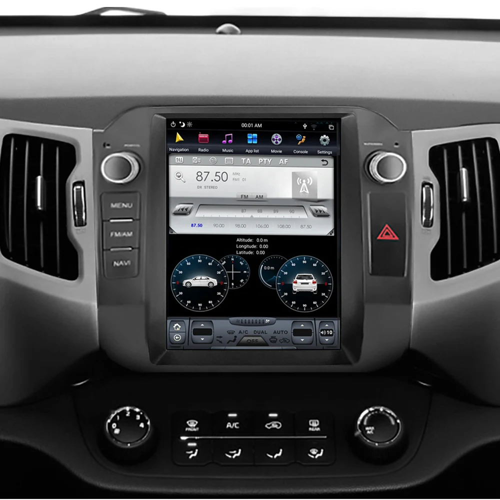 

ZJCGO Car Multimedia Player Stereo GPS DVD Radio Navigation Android Screen System for Kia Sorento Sportage R XM SL 2010~2015