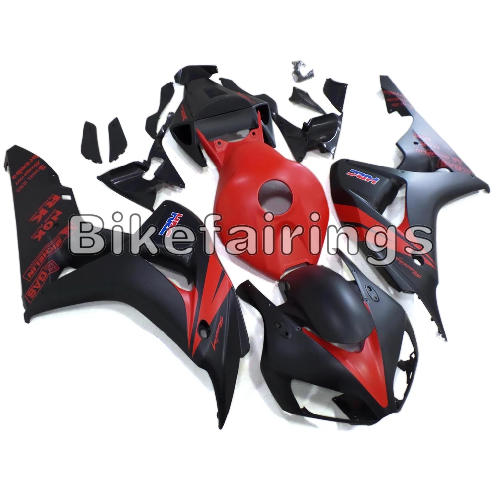 

Body Kit For Honda CBR1000RR 2006 2007 06 07 Motorbike Fairings Covers CBR1000 RR 06 07 Sportbike Cowling Matte Black Red New