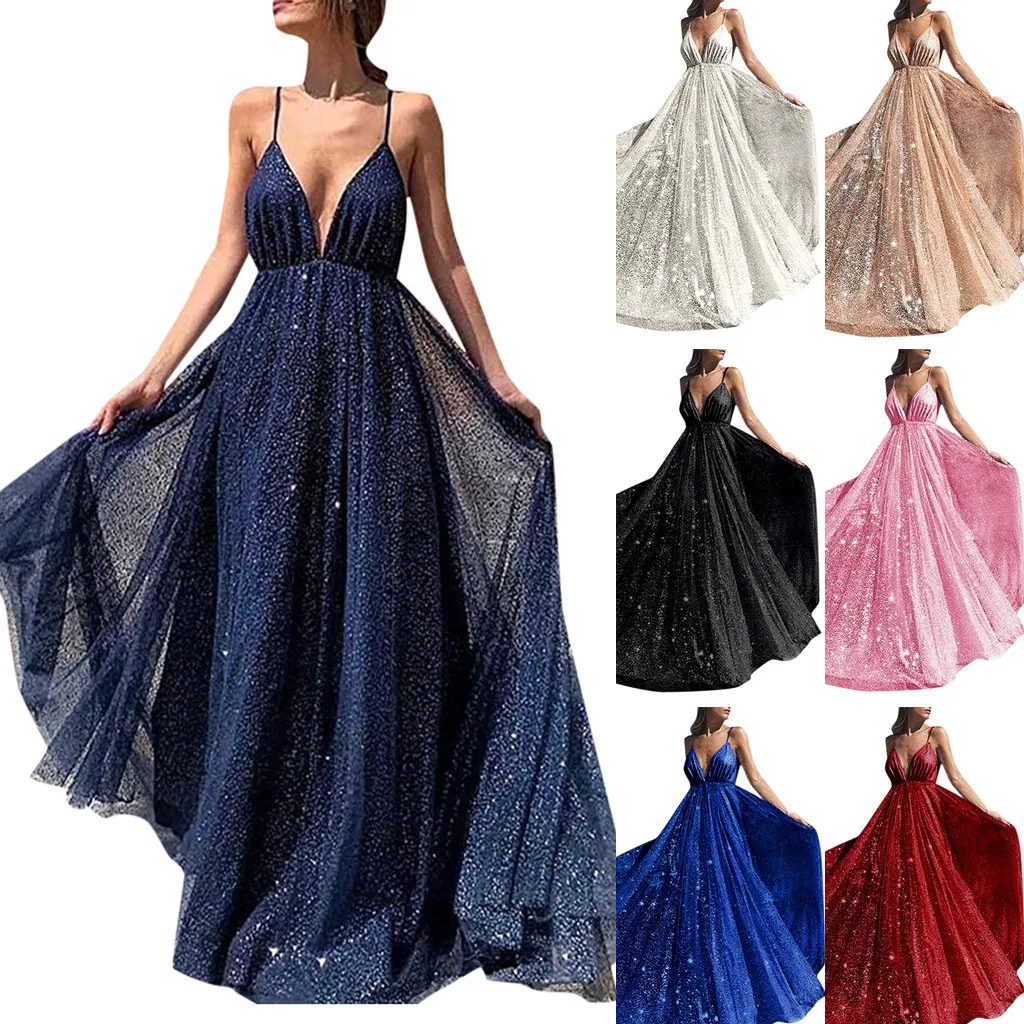 Женское бальное платье для подружки невесты длинное свадебное коктейльное на