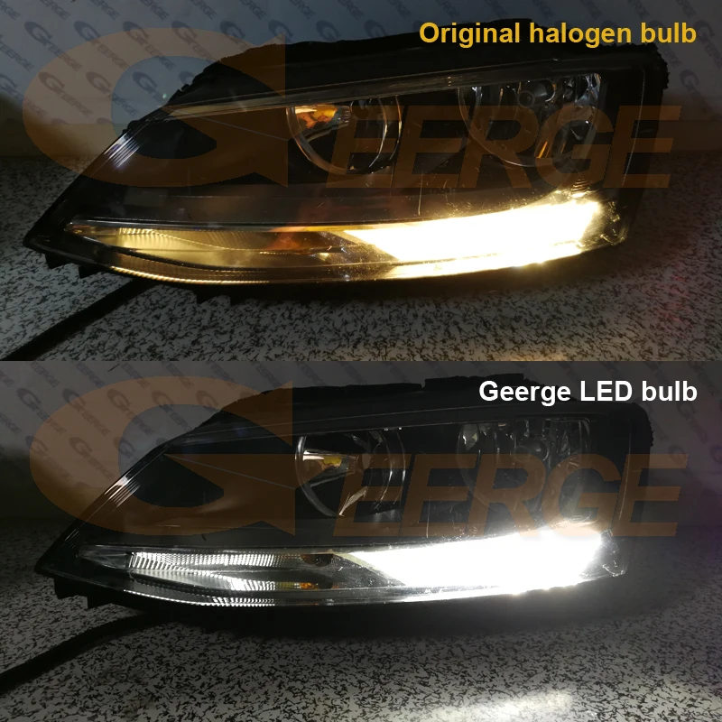 Светодиодный дневный светильник DRL для Volkswagen VW Jetta 2011 2012 2013 2014 2015 2016 ультра-яркий