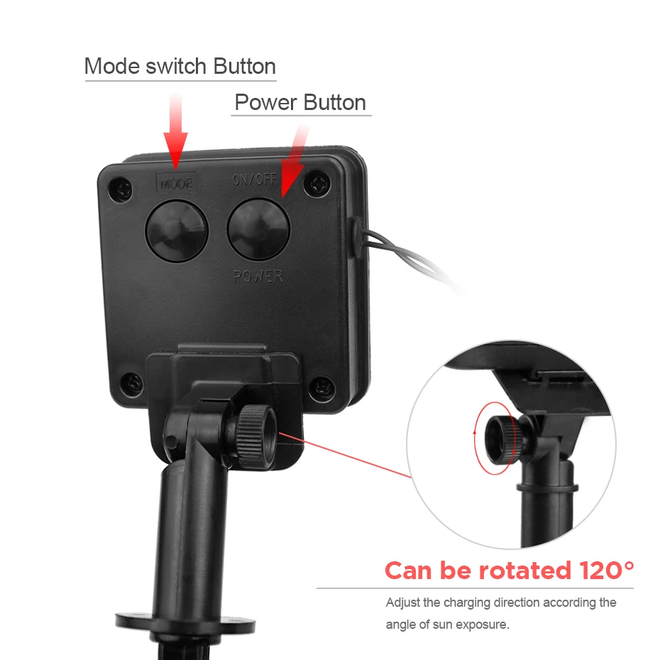 Уличная Водонепроницаемая гирлянда на солнечной батарее 50/100/200