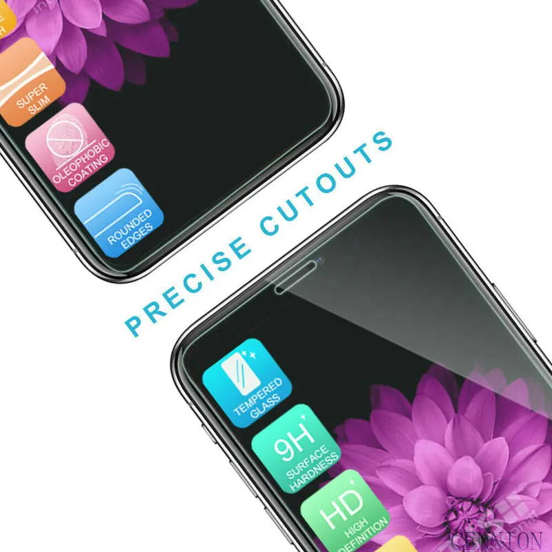 Защитное закаленное стекло 0 3 мм для iPhone 13 12 mini 5 4 дюйма pro 6 1 max 7 XR XS Max X 8 6s plus 5s 200 шт.