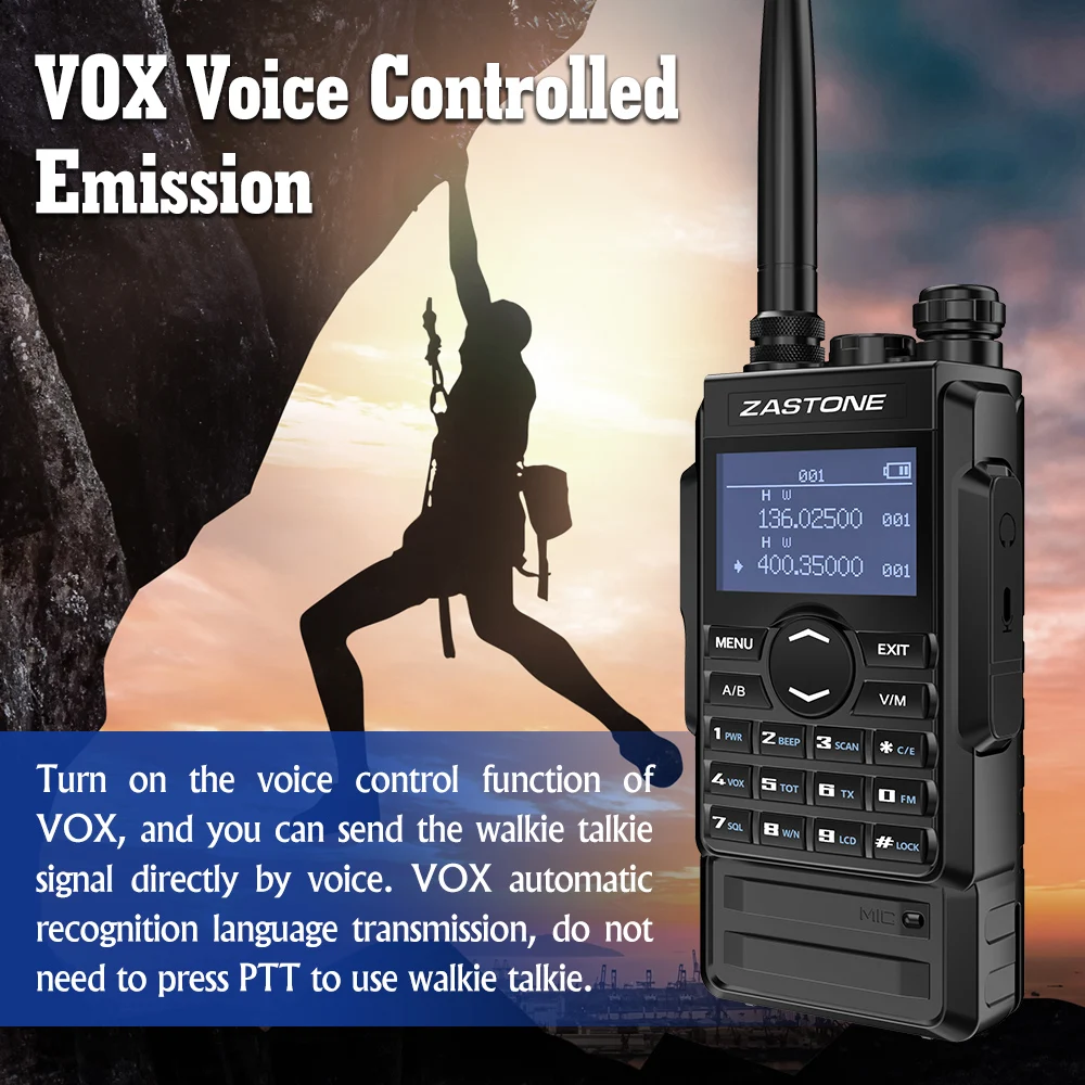 2 шт. Двухдиапазонная рация M7 Zastone uhf vhf 5 Вт 220 МГц | Мобильные телефоны и аксессуары