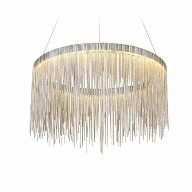 2023 Modern Art Decor Tassel Pendant Lamps Chain Chandelier for Bedroom Living Room Restaurant Lights Winfordo 110V / 220V |