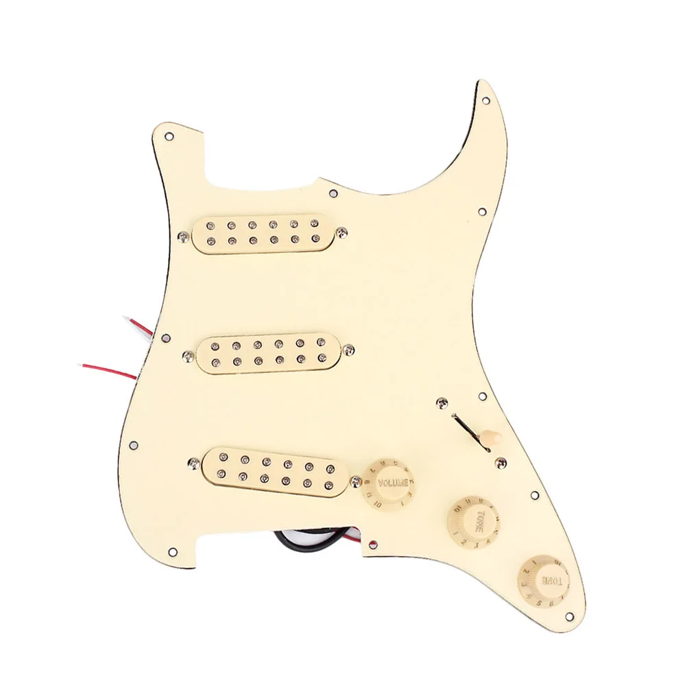 1 комплект sss насадок набор ручков управления для электрогитары Humbucker Pickguard