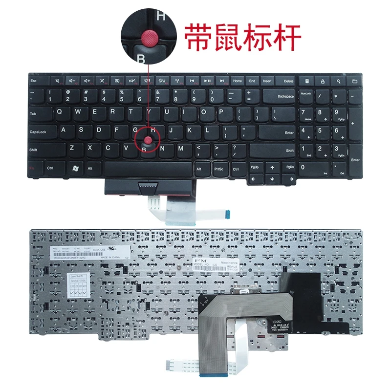 Новая английская клавиатура для ноутбука Lenovo ThinkPad Edge E530 E530C E535 04Y0301 0C01700 V132020AS3 |