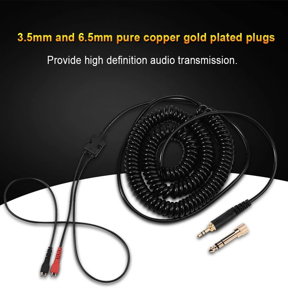 Сменный пружинный кабель для наушников Sennheiser HD25/ 560/540/ 480/430 | Электроника