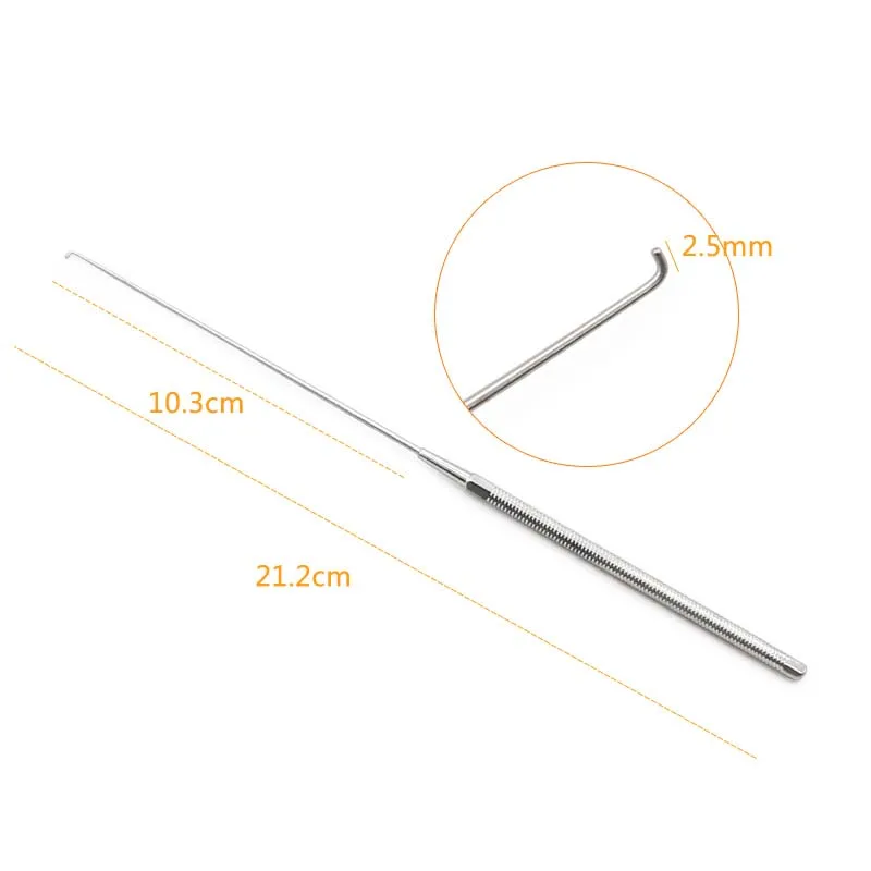 Инструмент из нержавеющей стали ENT крючок cerumen otic прямой пистолетный | Красота и