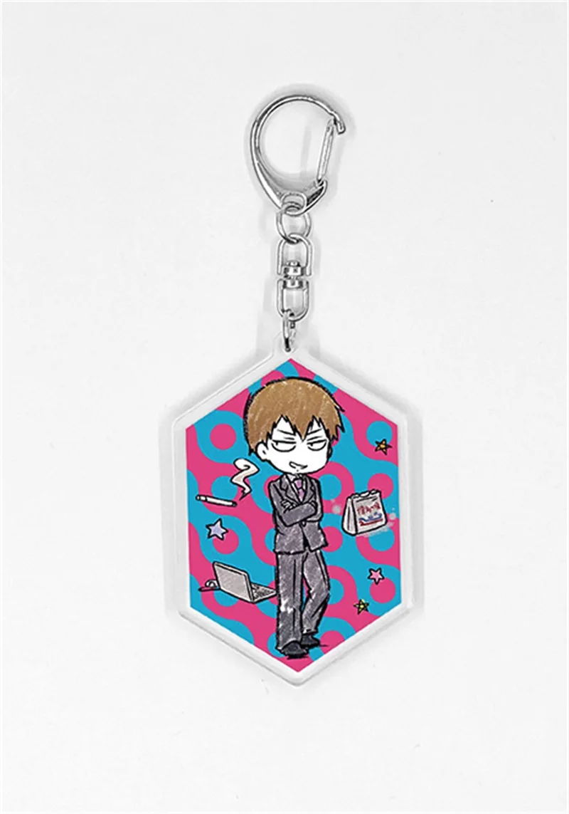 Японский аниме Моб психоз 100 Mobu Saiko Hyaku Kageyama Shigeo Ritsu Косплей акриловый брелок