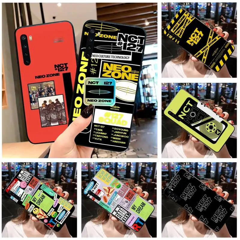 

kpop NCT 127 Neo Zone logo Phone Case For OPPO Realme 6 Pro XT Realme C3 5 Pro C2 RENO2-Z A11X