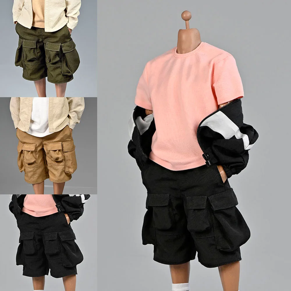 

Шорты-карго мужские свободные с широкими штанинами, в масштабе 1/6