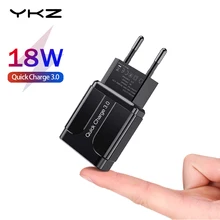 YKZ Quick Charge 3,0 18 Вт QC 3,0 4,0 быстрое зарядное устройство USB портативное зарядное устройство для мобильного телефона iPhone samsung Xiaomi huawei