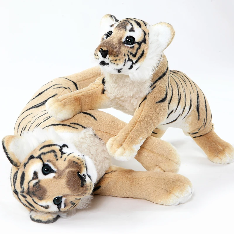 

Small Simulation Tiger Plush Toy Stuffed Animals Cute Kawaii Doll Baby Birthday Gift New Year Cute Tiger Doll Pillow AA50MR