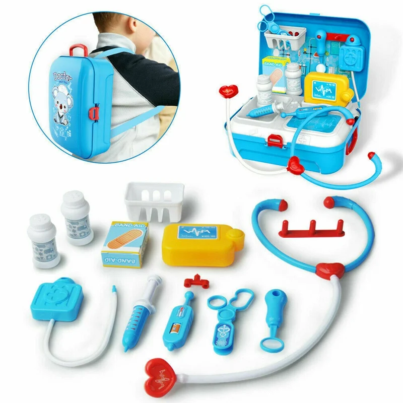 

Simulation Doctor Toy Children's Play House Toy Set Medical Equipment Stethoscope Storage Box Medical Tools For Kids