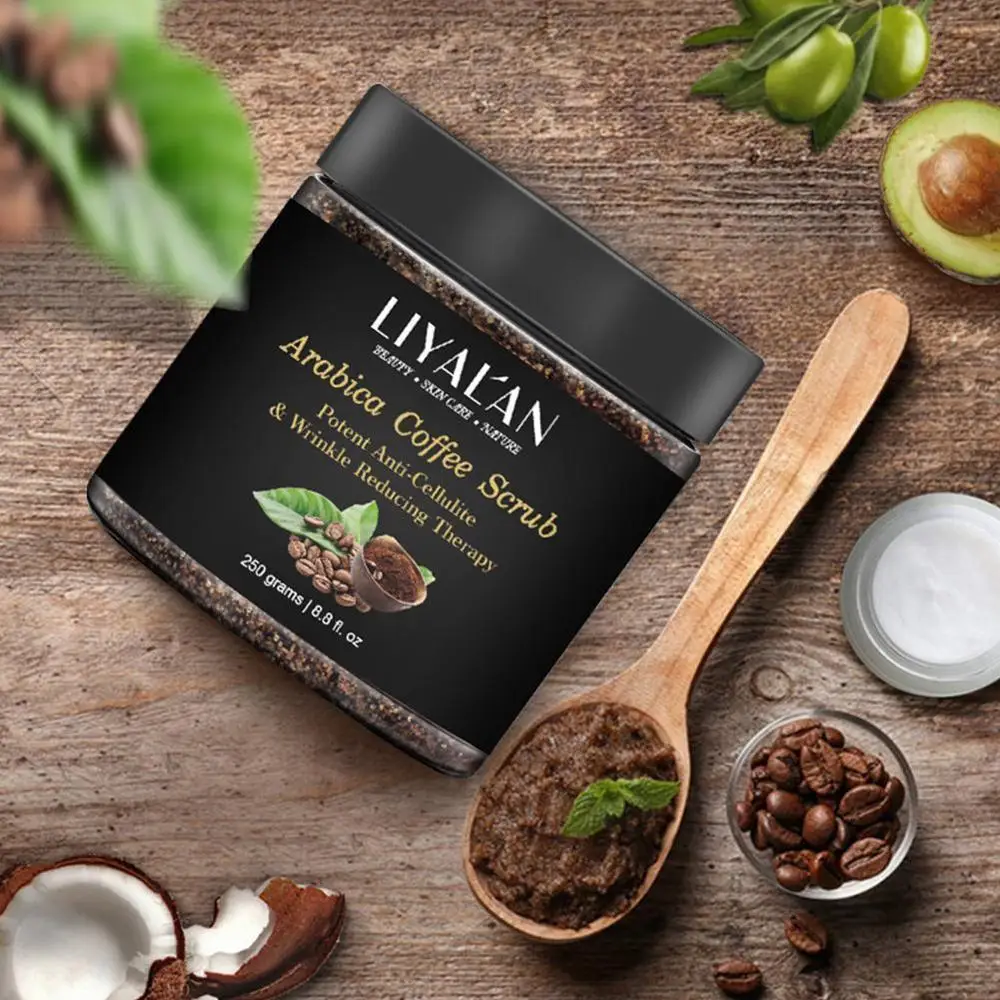 Скраб для тела Arabica Coffee крем скраб отшелушивания отбеливания увлажнения