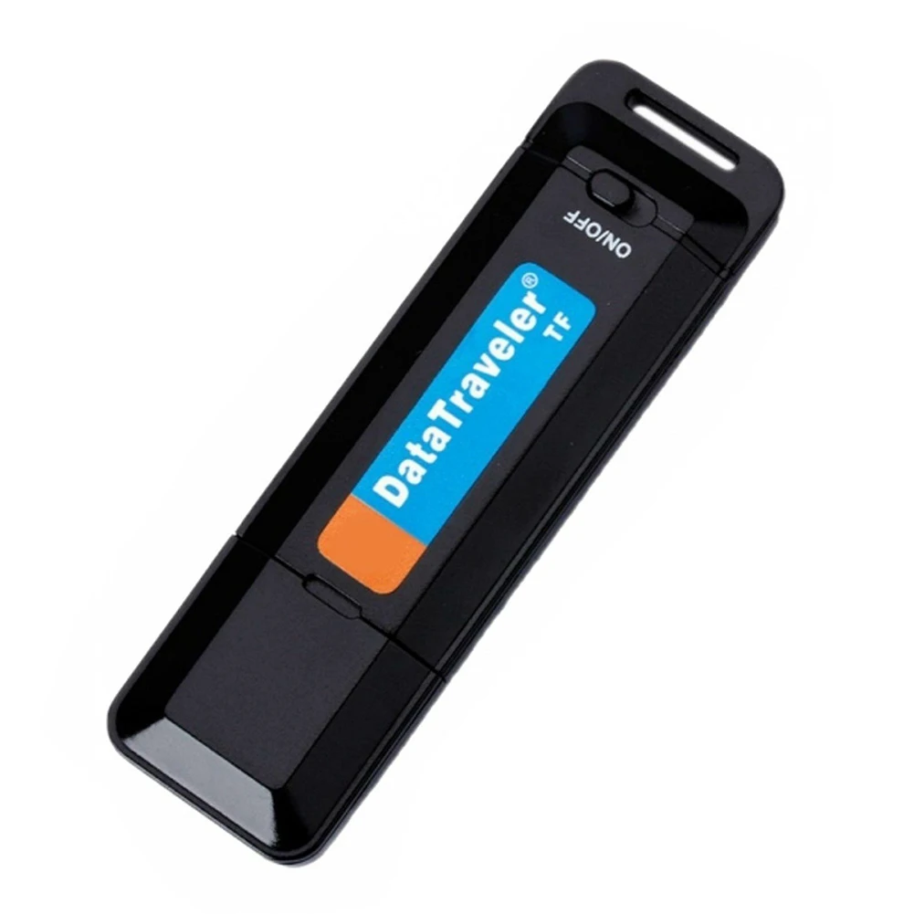 Мини Черный Портативный цифровой пластиковый Аудио Диктофон U диск практичный USB