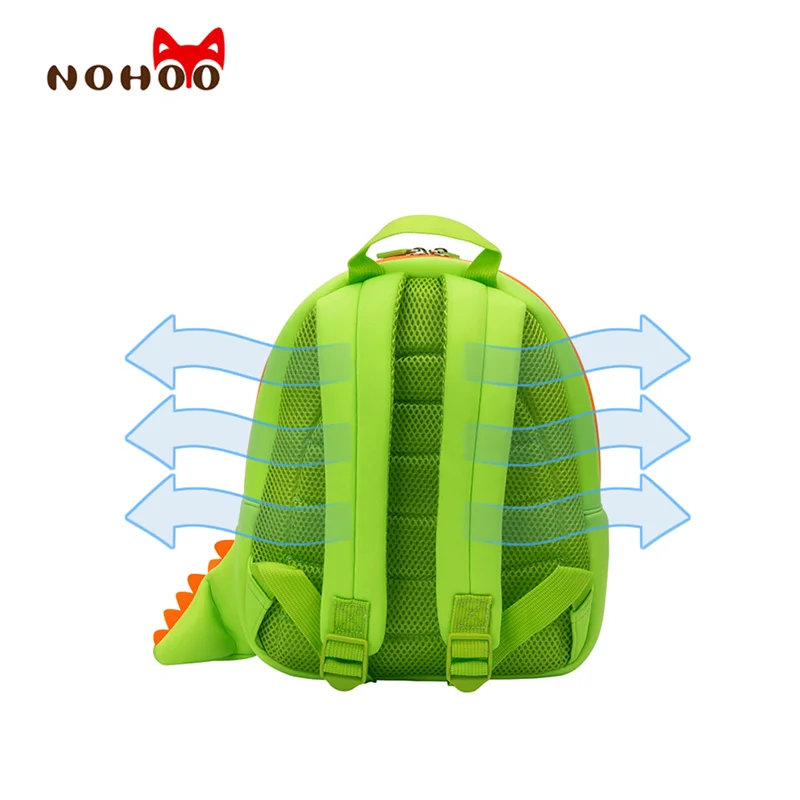 NOHOO портфель школьный 3D мультфильм животных школьные сумки Высокого качества