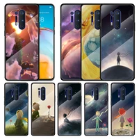 tempered glass cover cute little prince for oneplus 9r 9 8t 8 nord z 7t 7 pro 5g shockproof shell phone case capa