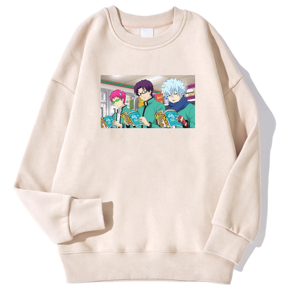 

Saiki Kusuo No Sainan Anime Sweatshirt Men Japan Hip Hop Clothing Cartoons Prints Hoody Autumn Fashion Casual Pullover Hoodies