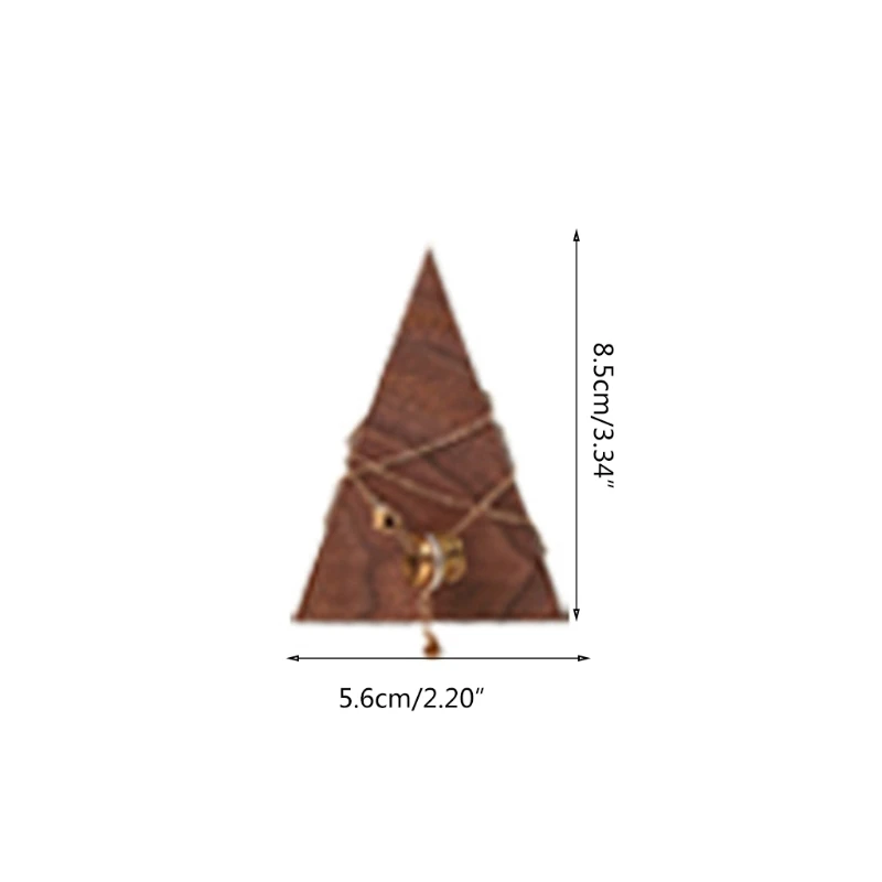 

J2FE Wood Necklace Rings Stand Holder Shelf Jewelry Display Rack Bracket Bracelet Organizer for Woman Girl