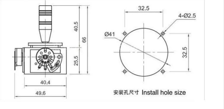 2-axis JH-D202X-R2/R4 Electric Joystick Potentiometer 5K 10K ohm 2D Monitor Keyboard Ball Joyrode | Электронные компоненты и