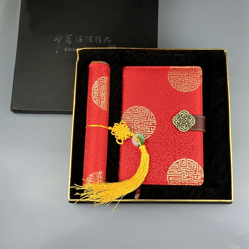 Tangfoo креативная шелковая в стиле ретро гобелен сочетание планировщика Записная