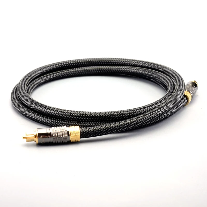 MOSHOU HIFI Digital Optical Audio Video Cable Oxyacid Free Copper Fiber Dolby DTS Sound 5.1 7.1 for Amplifier TV PS4 XBOX DVD |