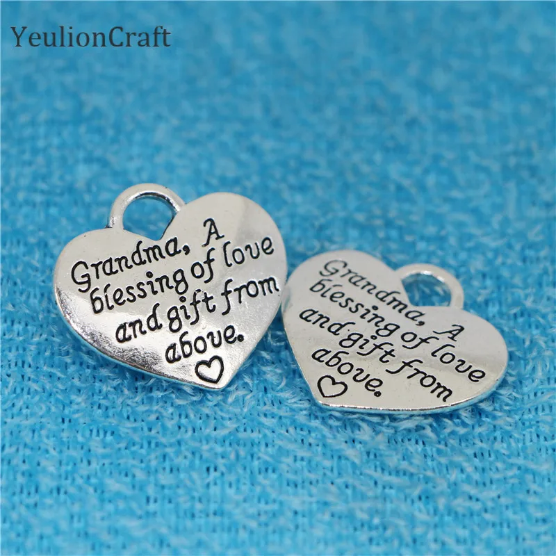 10 шт./лот металлические этикетки с буквенным принтом ручной работы ярлыки для