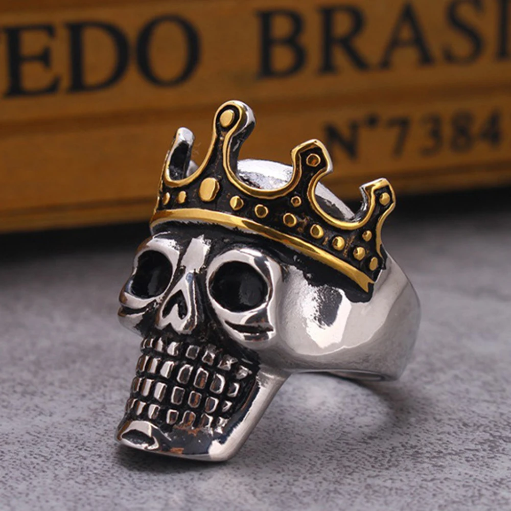 Мужское кольцо из титановой стали в стиле ретро|Кольца| |