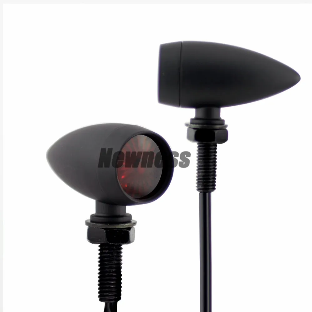 Мини-указатель поворота для мотоцикла светодиодный хромированный черный желтый