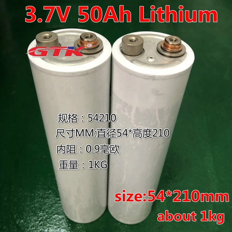 GTK cylinder 3,7 V 83Ah 85Ah 50Ah 10Ah литий-ионная батарея 3,7 V Lipo cells для 12V 24V 48V ebike трехколесная батарея для гольфа