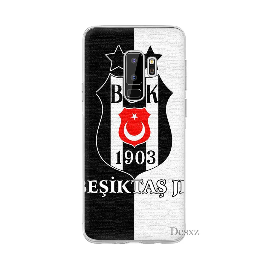 Телефон Бешикташ BJK логотип для samsung S8 S9 S10E S10 плюс S3 S4 S5 S6 S7 Edge Note 8 9 M10 M20 M30 крышка