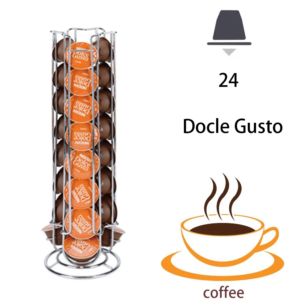 Капсульный держатель Nespresso Кофе инструменты Dolce чашка gusto стручки вращающийся