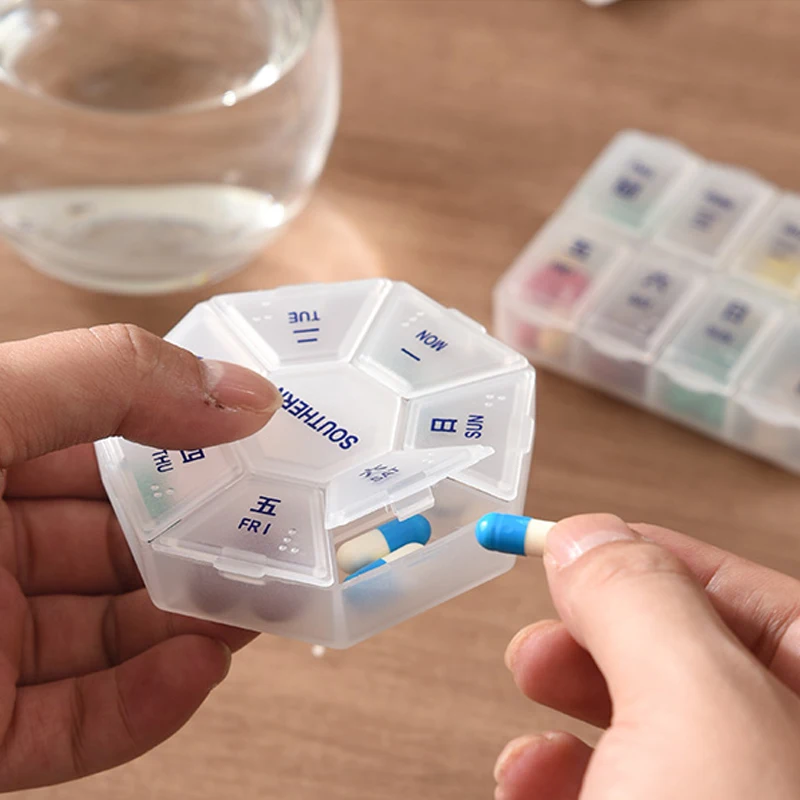 Еженедельные таблетки 7 дней медицинский ящик для мелких предметов косметики