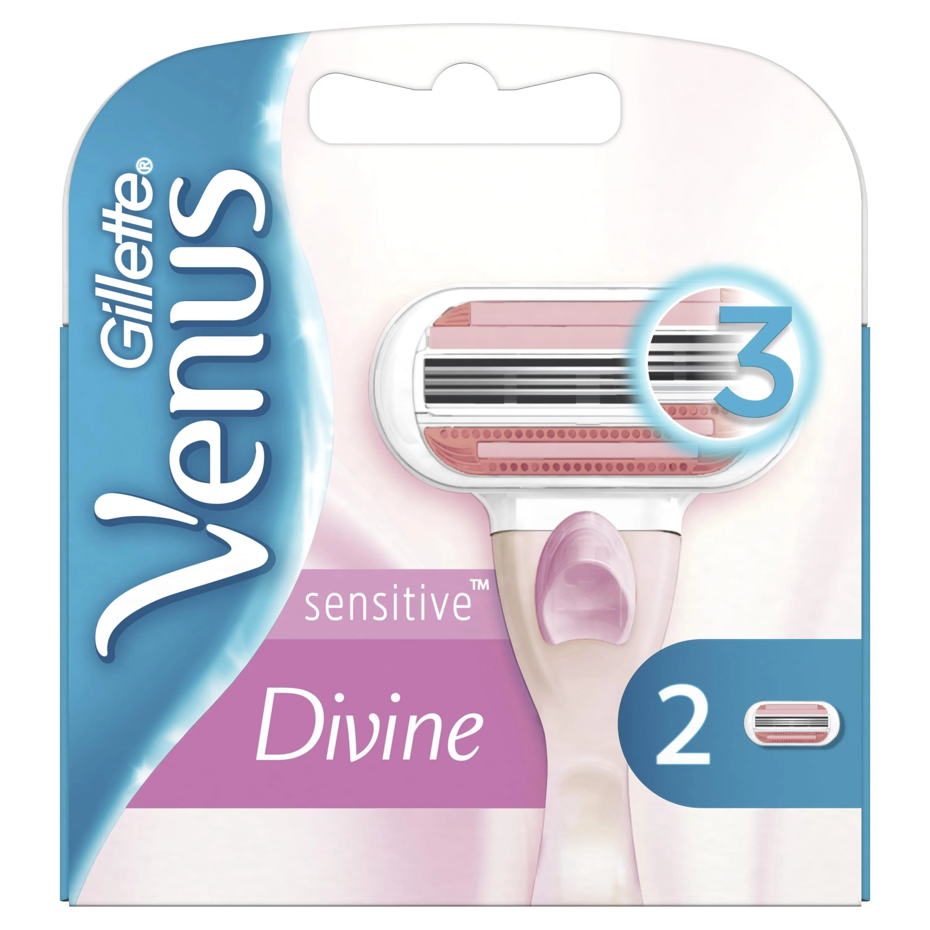 Сменные кассеты для бритвы Gillette Venus Divine 2 шт.|Бритва| |