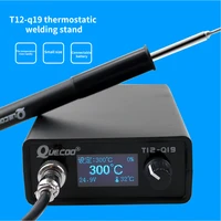 t12 q19 soldering station 1 3 inch display with p9 handle electric soldering iron acdc universal