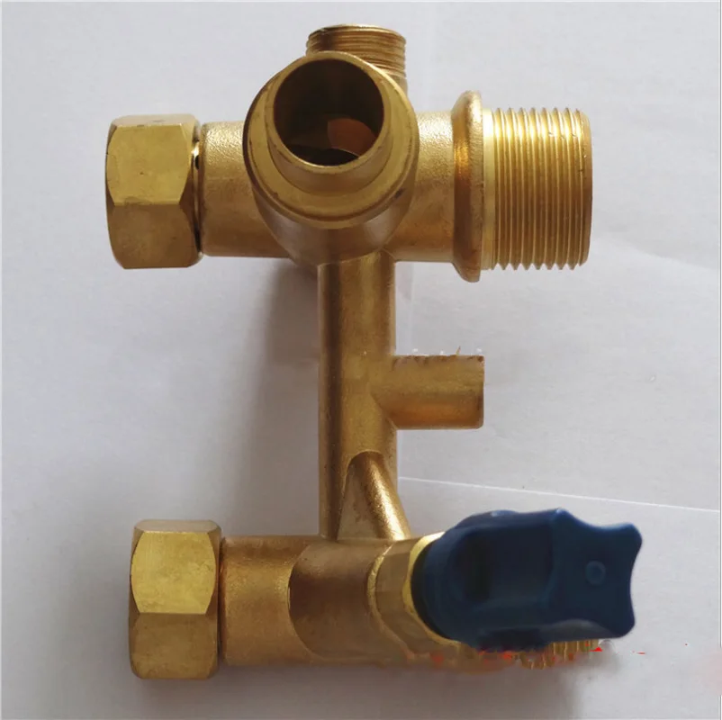 Двухходовой резьбовой клапан соединительный насоса латунный обратный сменный