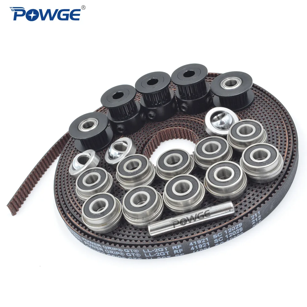 POWGE VORON Trident Motion Set GT2 LL-2GT RF открытая лента 2GT 20T (6 мм шириной) зубчатый шкив |