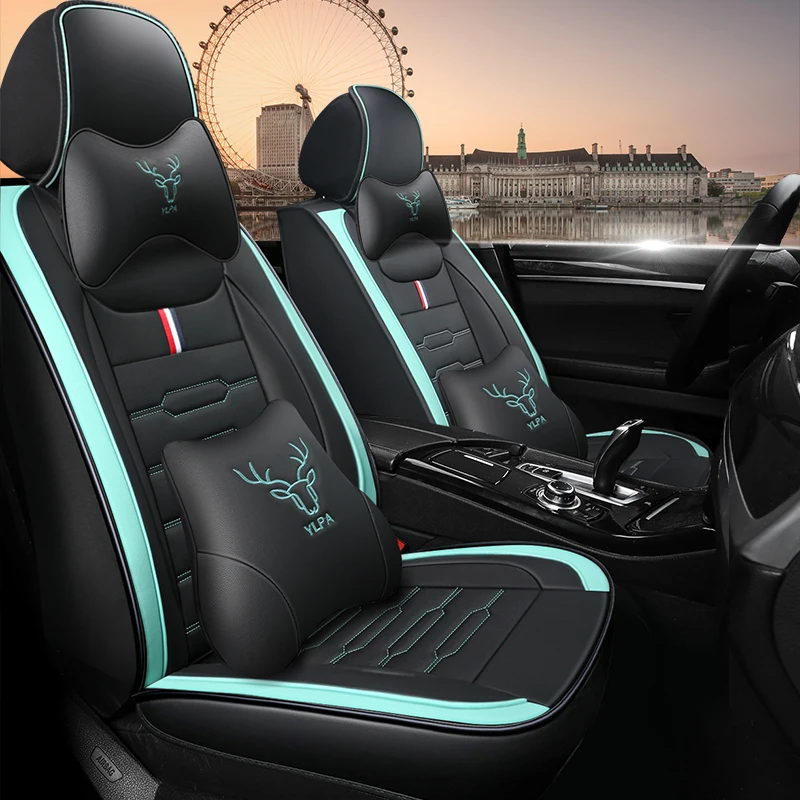 Пленка с полным покрытием из эко-кожи авто чехлы сидений искусственной кожи для