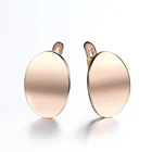 Серьги-гвоздики женские из розового золота 585 пробы, GE307