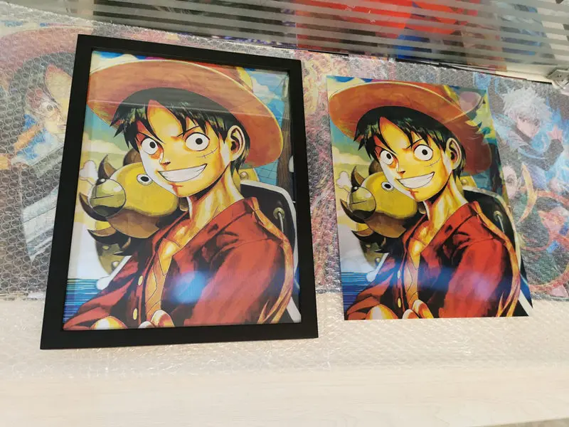 3d постер DBZ с линзовидной печатью одна деталь Kimetsu No Yaiba моя геройская академия