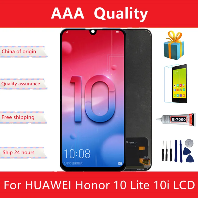 ЖК-дисплей 6 21 дюйма для Huawei Honor 10 Lite сенсорный экран запасные части 10i