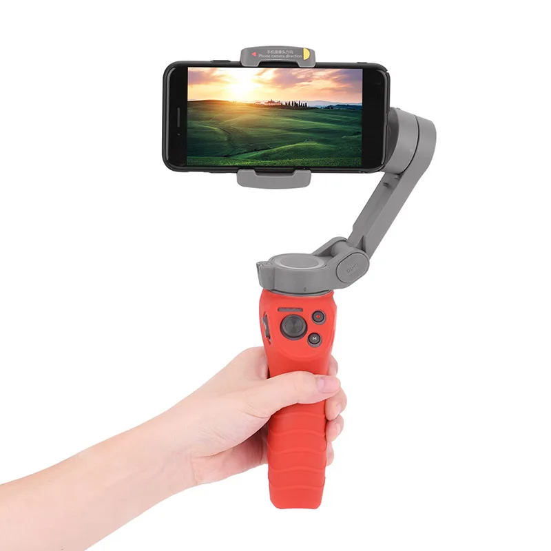 Для Dajiang OSMO Mobile 3 аксессуары ручка чехол силиконовый лаконичный нескользящий